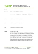 Предварительный просмотр 2 страницы VAT 203 Series Installation, Operating,  & Maintenance Instructions