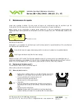 Предварительный просмотр 7 страницы VAT 203 Series Installation, Operating,  & Maintenance Instructions