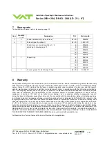 Предварительный просмотр 11 страницы VAT 203 Series Installation, Operating,  & Maintenance Instructions