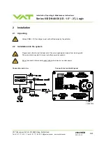 Предварительный просмотр 8 страницы VAT 612 GC Series Installation, Operating,  & Maintenance Instructions