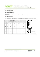 Предварительный просмотр 10 страницы VAT 612 GC Series Installation, Operating,  & Maintenance Instructions