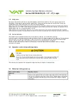 Предварительный просмотр 22 страницы VAT 612 GC Series Installation, Operating,  & Maintenance Instructions