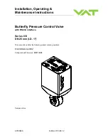 VAT 61228-KAGG-0002 Installation, Operating,  & Maintenance Instructions предпросмотр