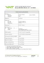 Предварительный просмотр 6 страницы VAT 615 AG Series Installation, Operating,  & Maintenance Instructions