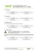 Предварительный просмотр 32 страницы VAT 615 AG Series Installation, Operating,  & Maintenance Instructions