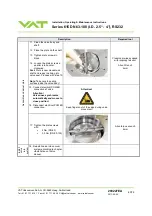 Предварительный просмотр 60 страницы VAT 615 AG Series Installation, Operating,  & Maintenance Instructions