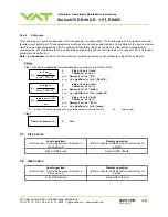 Preview for 35 page of VAT 615 DN Series Installation, Operating,  & Maintenance Instructions