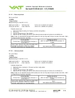 Preview for 43 page of VAT 615 DN Series Installation, Operating,  & Maintenance Instructions