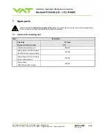 Preview for 92 page of VAT 615 DN Series Installation, Operating,  & Maintenance Instructions