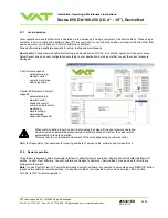 Предварительный просмотр 24 страницы VAT 650 AP Series Installation, Operating,  & Maintenance Instructions