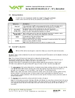 Предварительный просмотр 29 страницы VAT 650 AP Series Installation, Operating,  & Maintenance Instructions