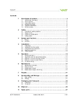 Preview for 3 page of VAT LINVAT 070 Series Installation, Operating,  & Maintenance Instructions