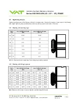 Preview for 11 page of VAT Series 612 DN 63-250 Installation, Operating,  & Maintenance Instructions