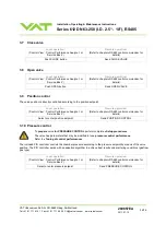 Preview for 34 page of VAT Series 612 DN 63-250 Installation, Operating,  & Maintenance Instructions