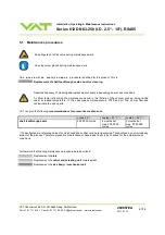 Preview for 61 page of VAT Series 612 DN 63-250 Installation, Operating,  & Maintenance Instructions