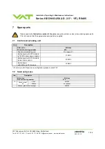 Preview for 71 page of VAT Series 612 DN 63-250 Installation, Operating,  & Maintenance Instructions