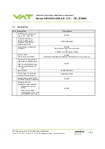 Preview for 73 page of VAT Series 612 DN 63-250 Installation, Operating,  & Maintenance Instructions