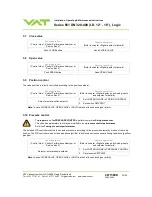 Preview for 23 page of VAT Series 651 Installation, Operating,  & Maintenance Instructions