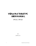 V@luePad VP111 User Manual preview