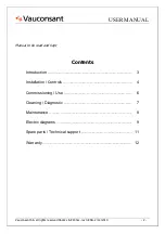 Preview for 2 page of Vauconsant A62608 User Manual