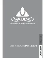 Vaude BADAWI LONG/TC User Manual preview