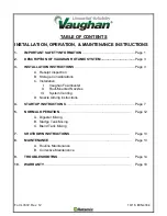 Preview for 3 page of Vaughan ROTAMIX SYSTEM Installation, Operation & Maintenance Instructions Manual