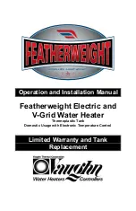 Vaughn Featherweight Series Operation And Installation Manual preview