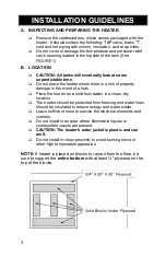 Preview for 4 page of Vaughn Featherweight Series Operation And Installation Manual