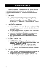 Preview for 14 page of Vaughn Featherweight Series Operation And Installation Manual