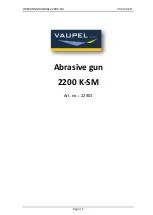 VAUPEL 2200 K-SM Operating Manual preview