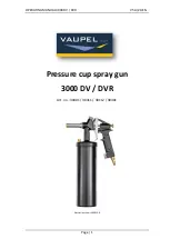 VAUPEL 3000 DV Operating Manual preview