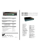 Preview for 2 page of Vaux Electronics BZ-400A User Manual