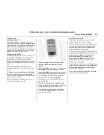 Предварительный просмотр 71 страницы Vauxhall 2007 Vectra Operating & Safety Manual