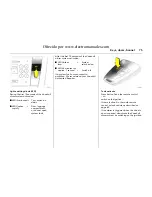 Предварительный просмотр 79 страницы Vauxhall 2007 Vectra Operating & Safety Manual