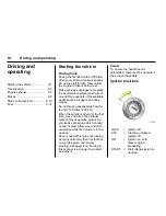 Preview for 89 page of Vauxhall 2009 Agila Owner'S Manual