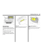 Предварительный просмотр 251 страницы Vauxhall 2010 Astra Owner'S Manual