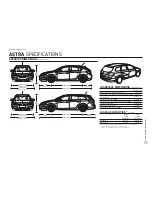 Предварительный просмотр 26 страницы Vauxhall 2010 Astra Specification Sheet