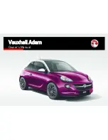 Vauxhall 2013 Adam Owner'S Manual preview