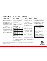 Preview for 13 page of Vauxhall Ampera Specification