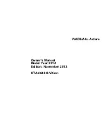 Preview for 1 page of Vauxhall Antara 2014 Owner'S Manual