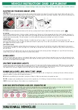 Preview for 2 page of Vauxhall Astra 2019 Instruction Card