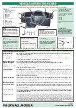 Preview for 12 page of Vauxhall Astra 2019 Instruction Card