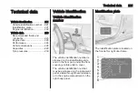 Предварительный просмотр 223 страницы Vauxhall Crossland X 2020 Owner'S Manual