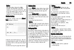 Preview for 71 page of Vauxhall Insignia R 4.0 IntelliLink Manual