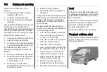 Предварительный просмотр 116 страницы Vauxhall Movano 2022 Owner'S Manual