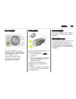 Preview for 112 page of Vauxhall Zafira Owner'S Manual