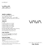 Vava VA-EE007 User Manual preview