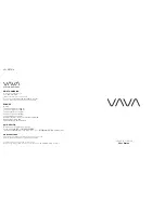 Vava VA-EE008 User Manual preview