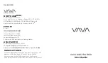 Vava VA-EE013 User Manual preview