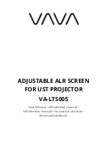 Vava VA-LTS005 User Manual preview